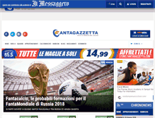 Tablet Screenshot of fantagazzetta.com