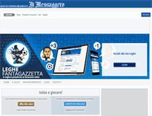 Tablet Screenshot of leghe.fantagazzetta.com